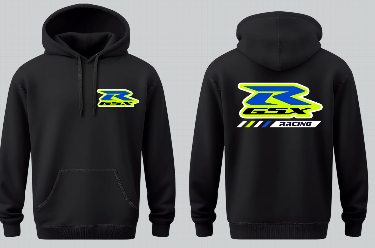 Gsxr Hoodie OG Blue/ Green Colors