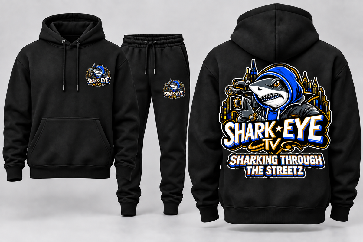 Fall ‘26 - NYC SHARK HOODIE AND JOGGER SWEATSUIT - PREORDER