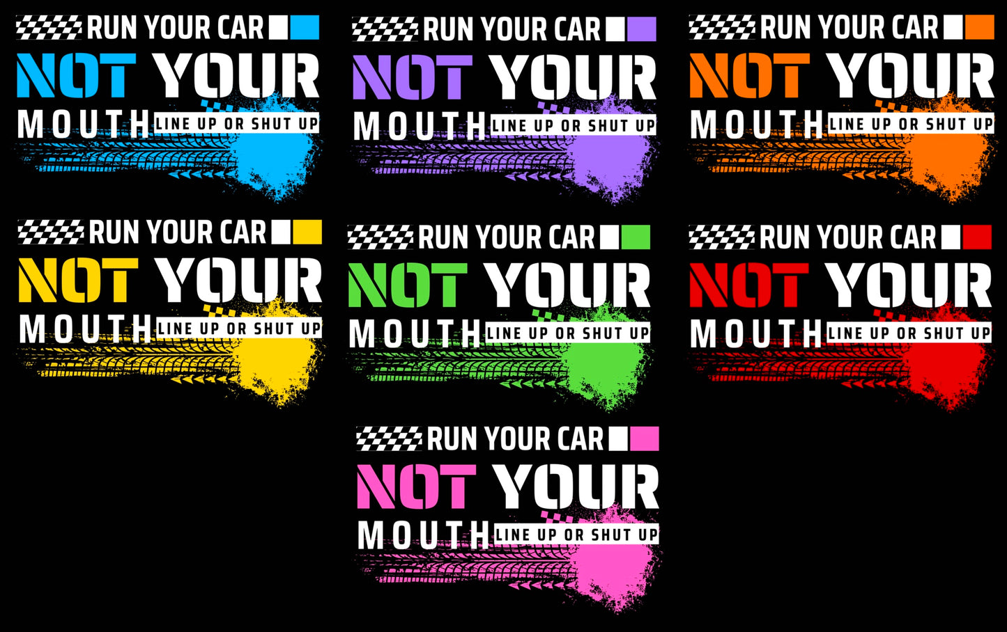‘RUN YOUR CAR NOT YOUR MOUTH’ Hoodie