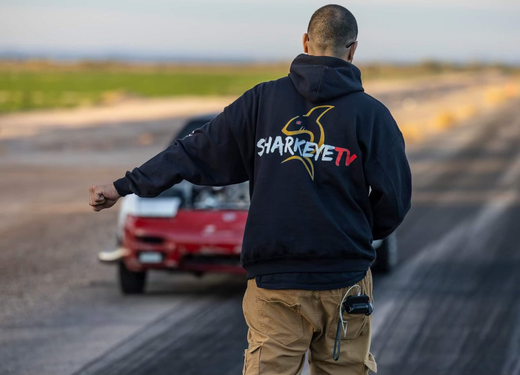 SHARKEYETV Custom Color Signature Logo Hoodie - Orange (UNISEX)