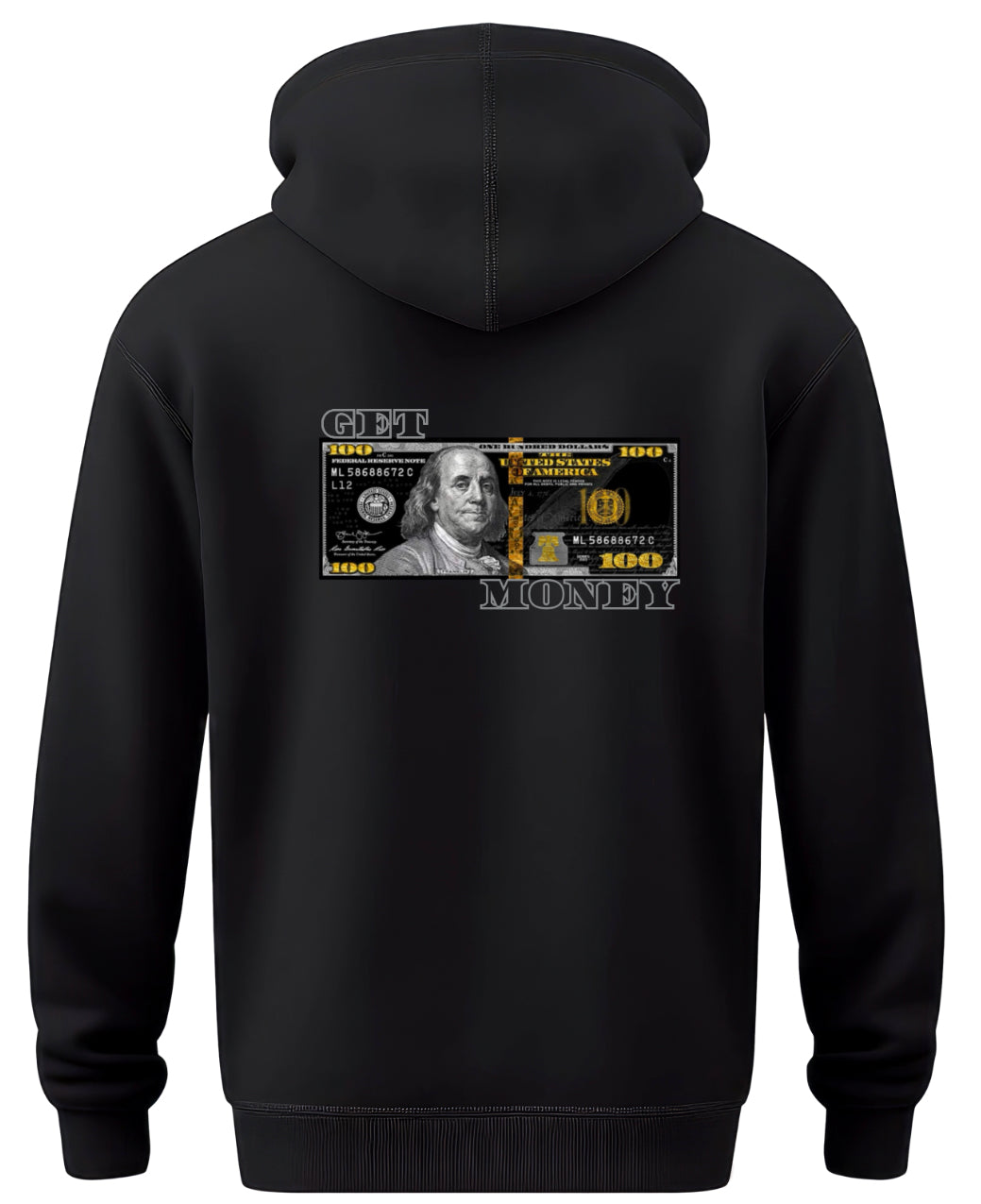 Get Money Gold $100 Hoodie