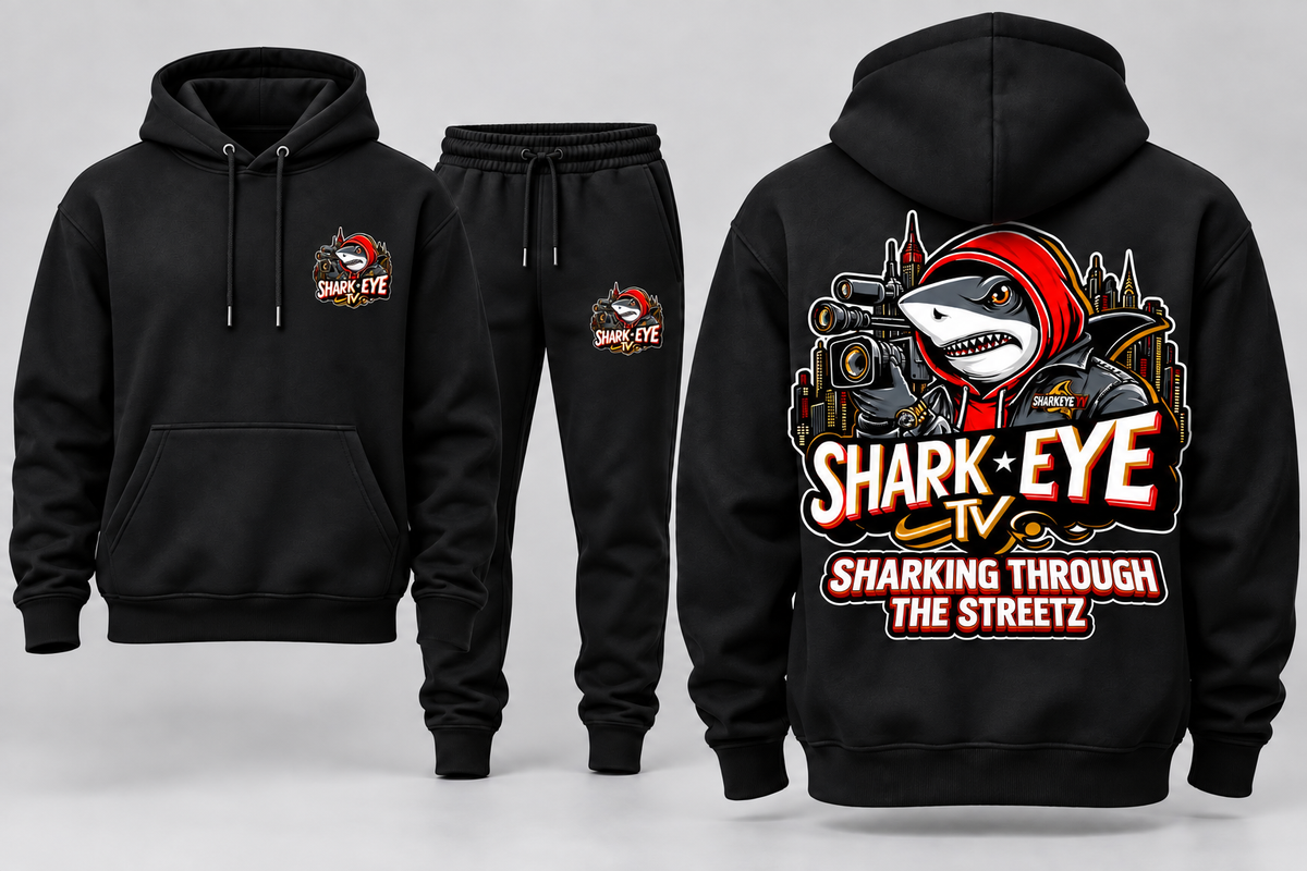 Fall ‘26 - NYC SHARK HOODIE AND JOGGER SWEATSUIT - PREORDER