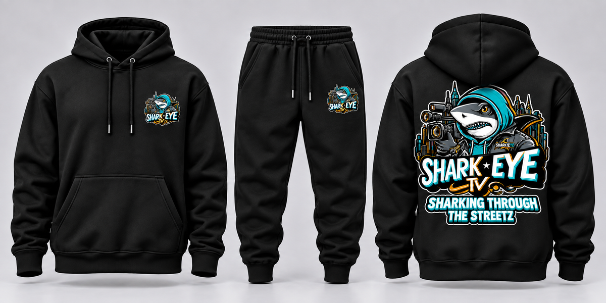 Fall ‘26 - NYC SHARK HOODIE AND JOGGER SWEATSUIT - PREORDER