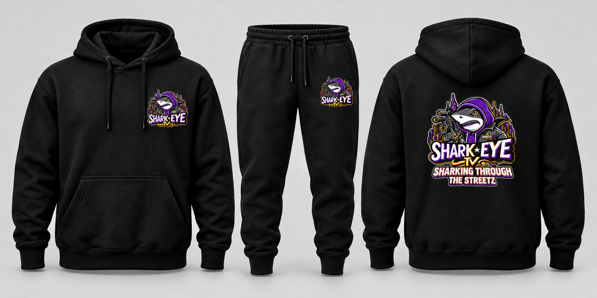 Fall ‘26 - NYC SHARK HOODIE AND JOGGER SWEATSUIT - PREORDER