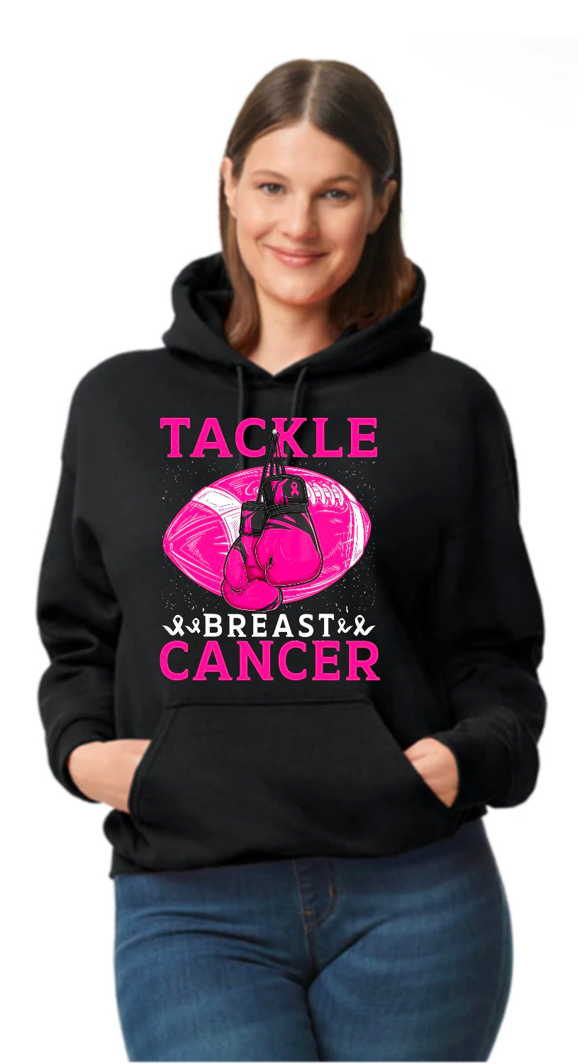 Breast Cancer Awareness Hoodies - Football Theme