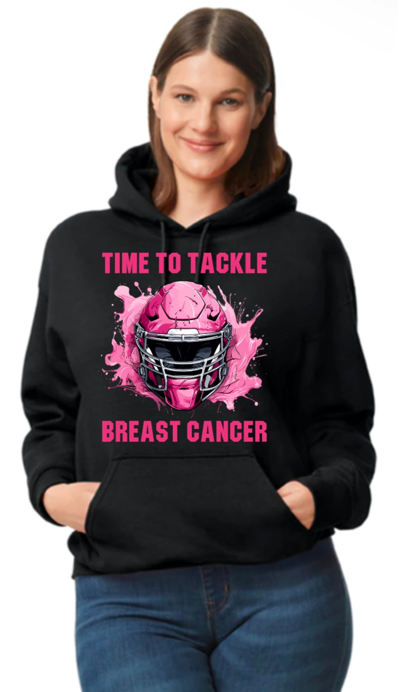 Breast Cancer Awareness Hoodies - Football Theme