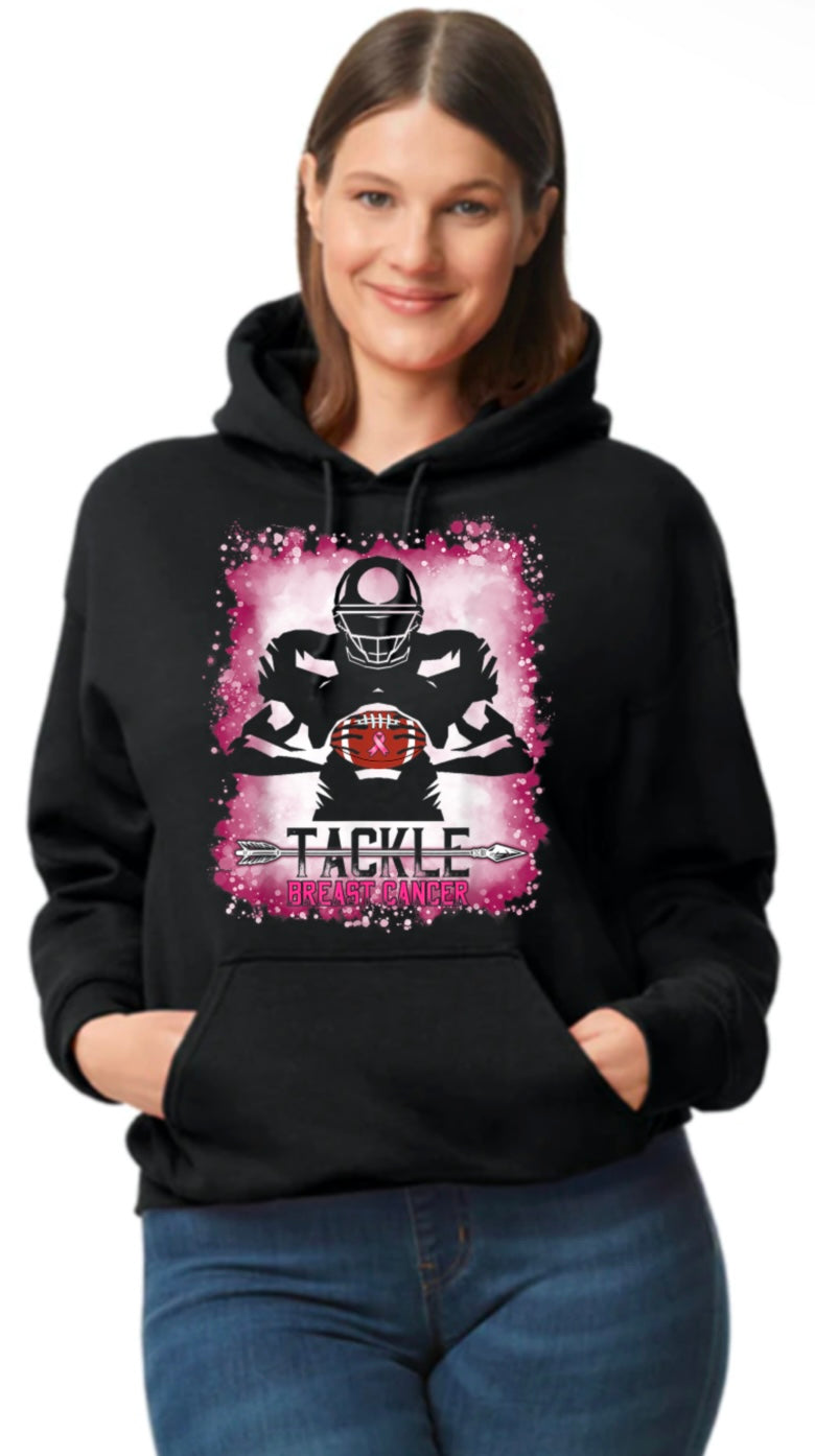 Breast Cancer Awareness Hoodies - Football Theme