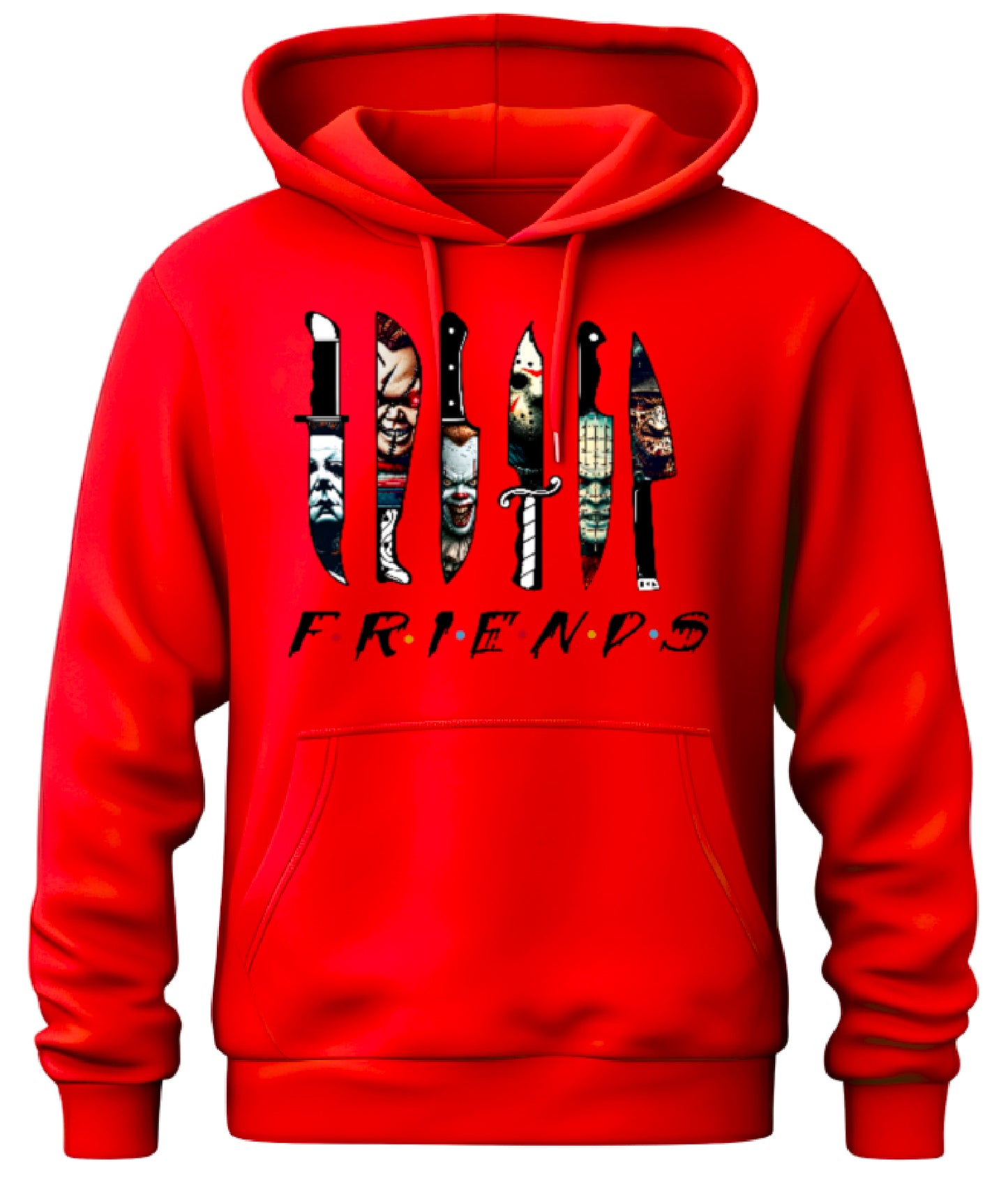 Halloween “Friends" Theme Horror Movie Hoodie
