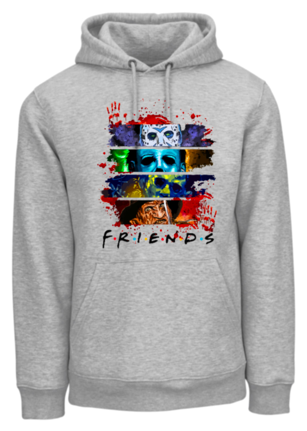 Halloween “Friends" Theme Horror Movie Hoodie