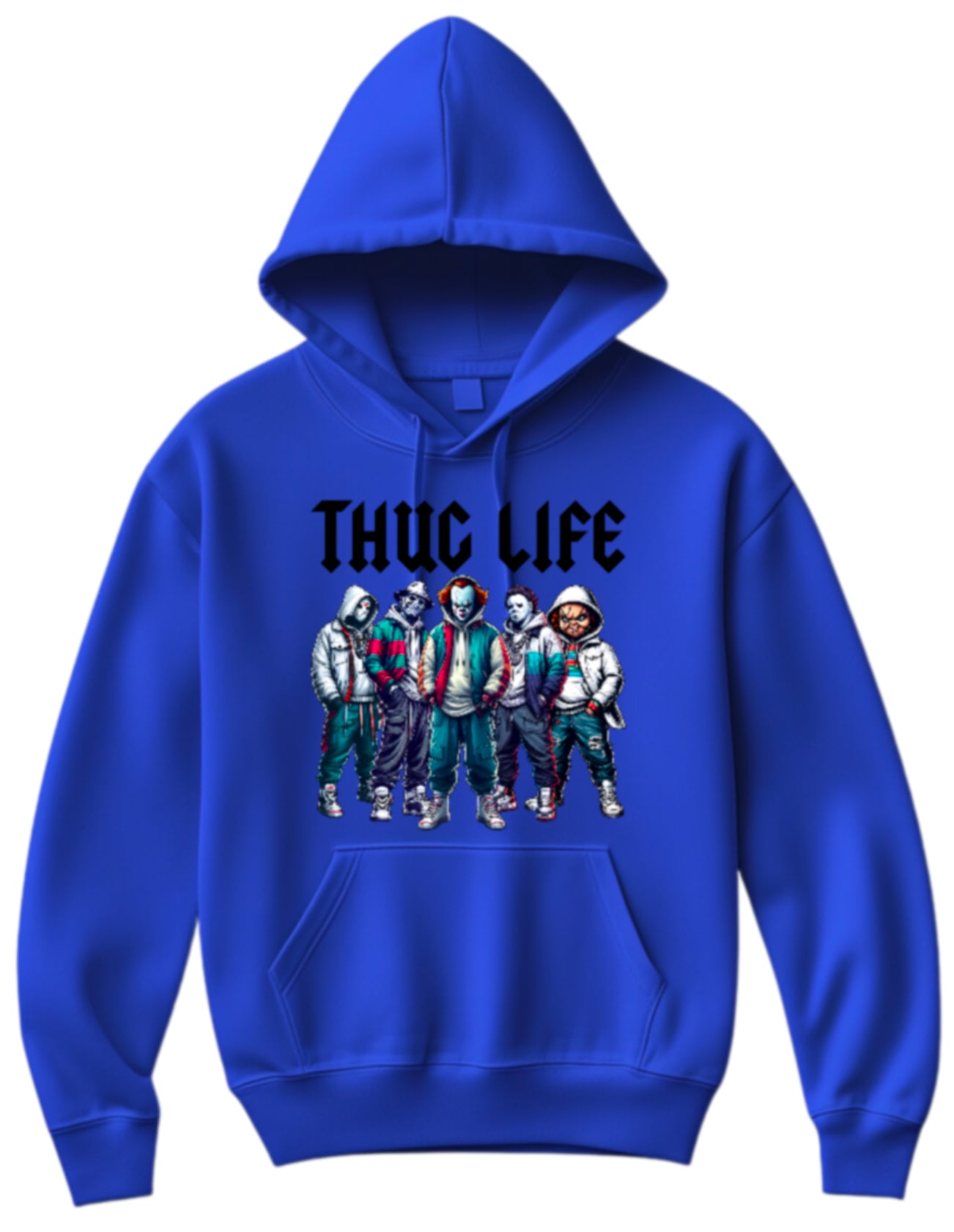 Halloween “Thug Life" Theme Horror Movie Hoodie