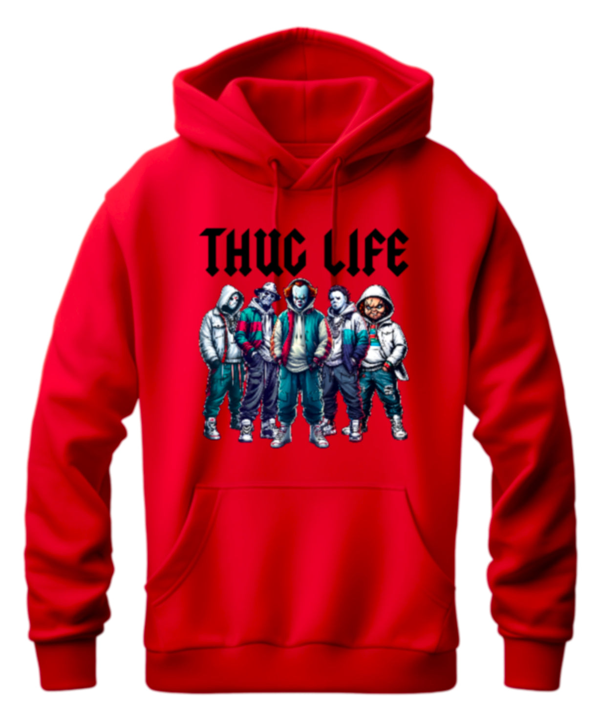 Halloween “Thug Life" Theme Horror Movie Hoodie