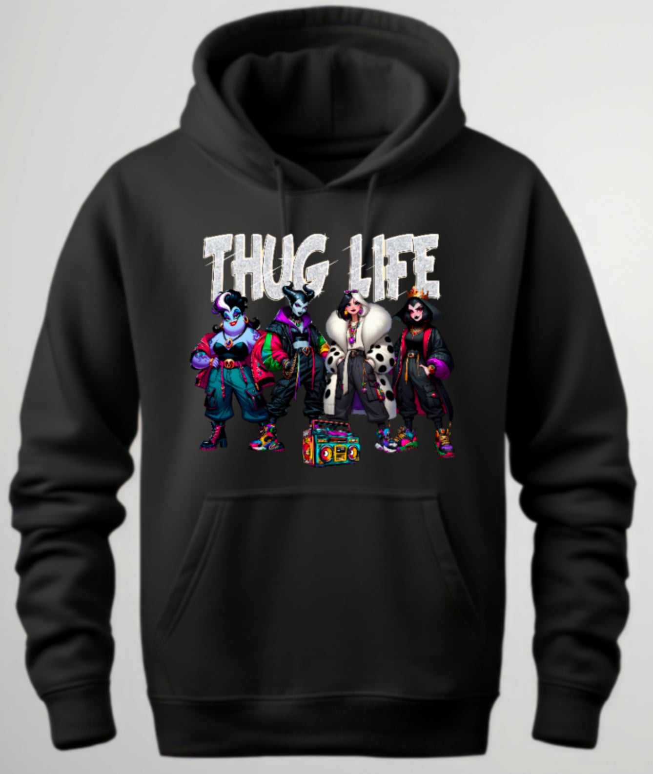 Halloween “Thug Life" Theme Horror Movie Hoodie