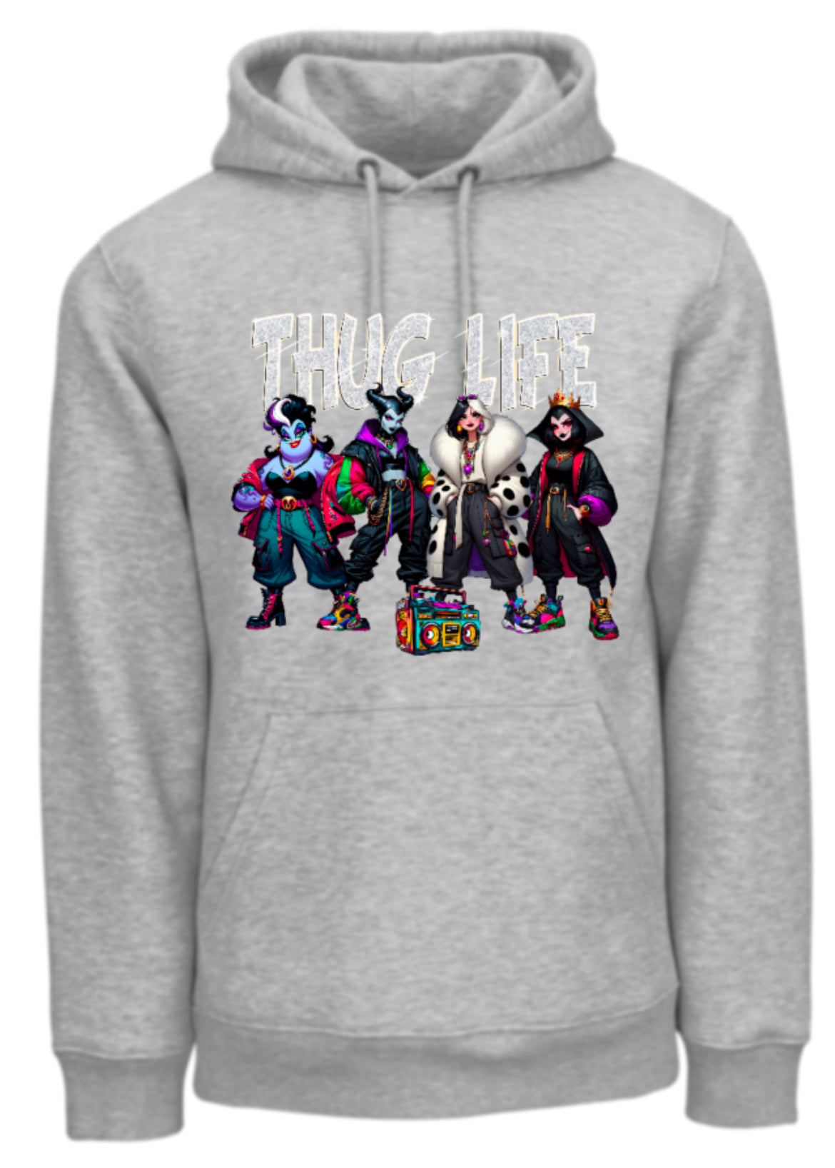 Halloween “Thug Life" Theme Horror Movie Hoodie