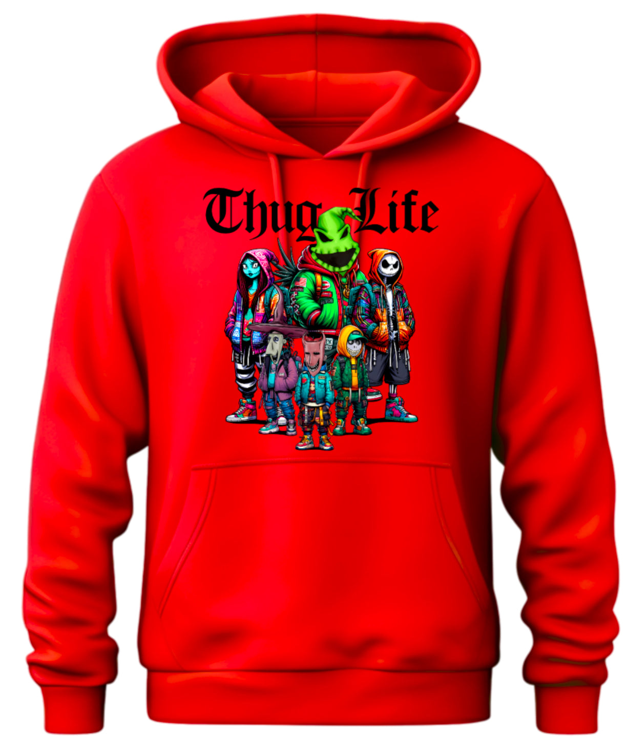 Halloween “Thug Life" Theme Horror Movie Hoodie