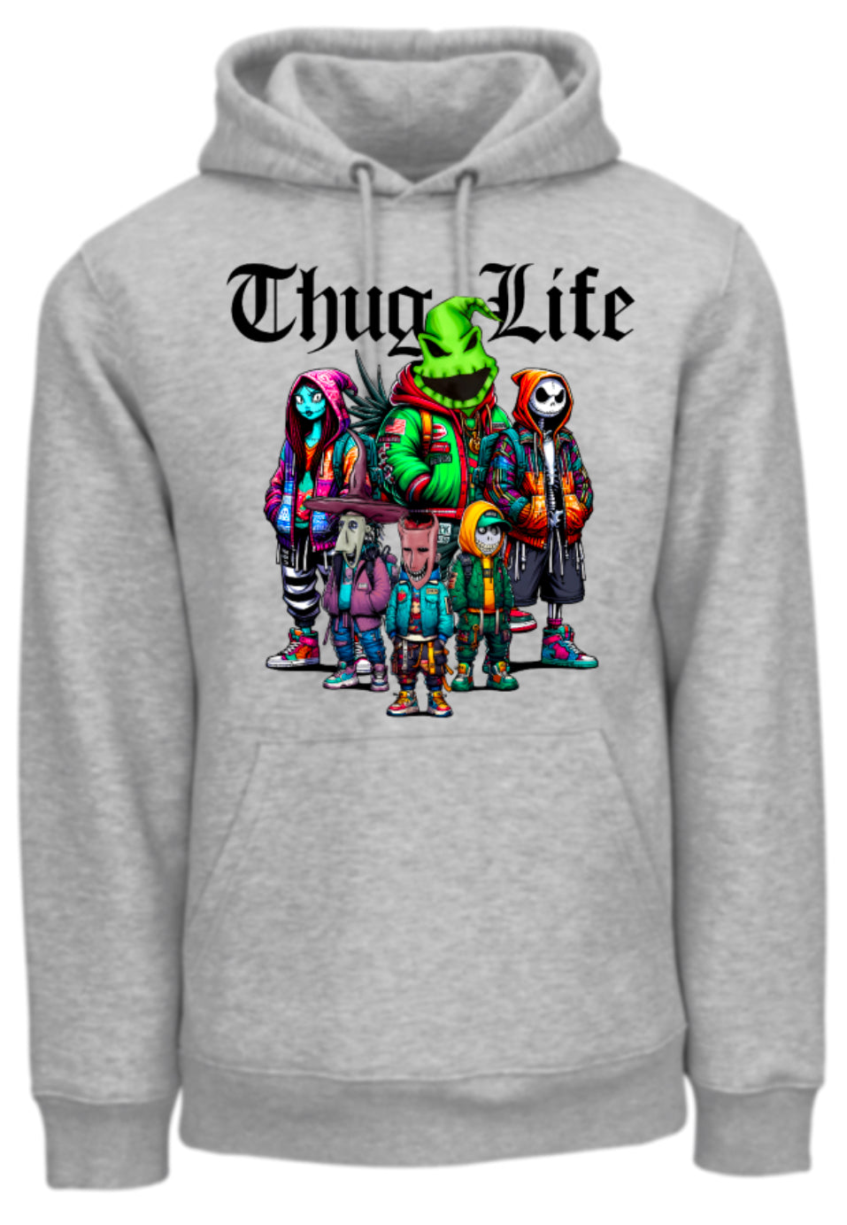 Halloween “Thug Life" Theme Horror Movie Hoodie