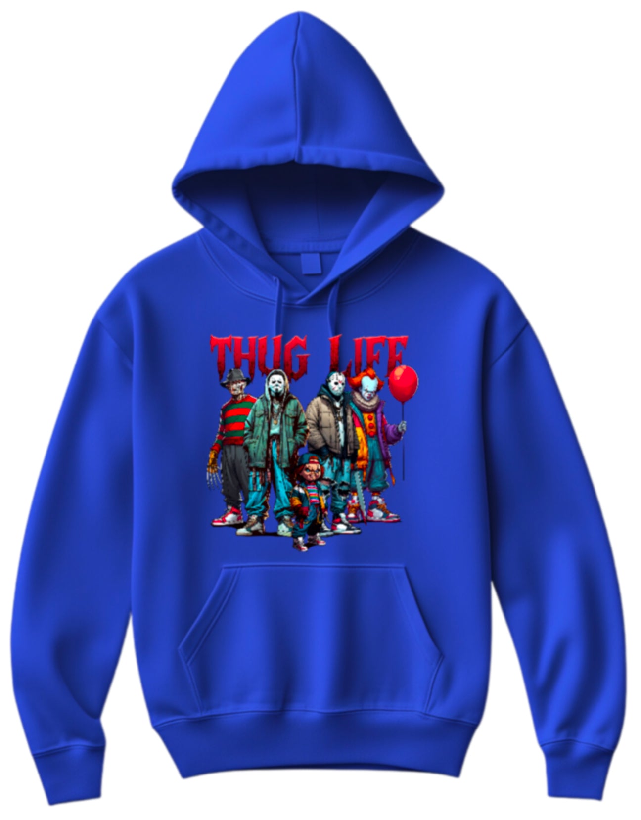 Halloween “Thug Life" Theme Horror Movie Hoodie