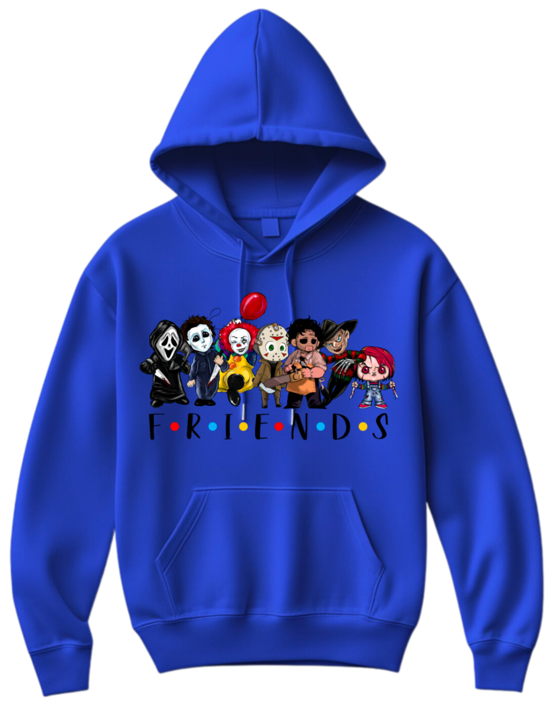Halloween “Friends" Theme Horror Movie Hoodie