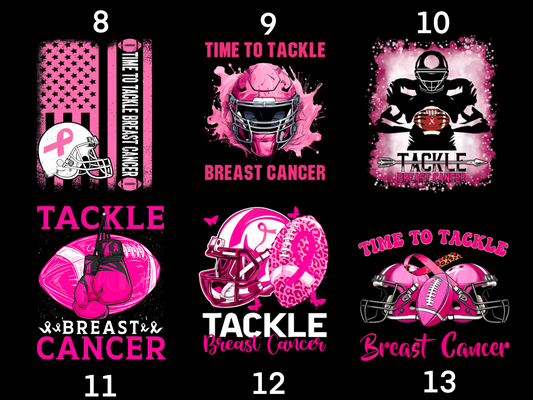 Breast Cancer Awareness Hoodies - Football Theme