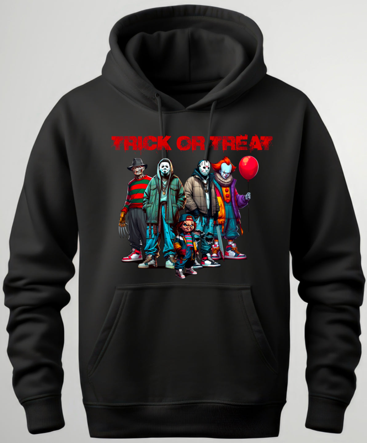 Halloween Theme Horror Movie Hoodie ‘TRICK OR TREAT’