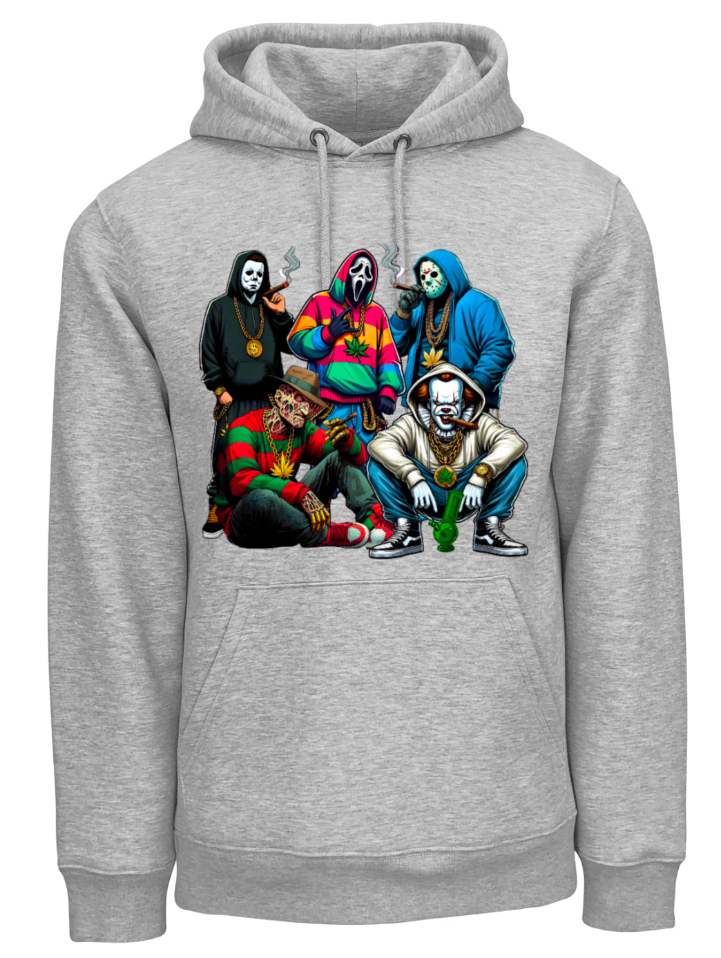 Halloween Theme Horror Movie Hoodie - Smokers