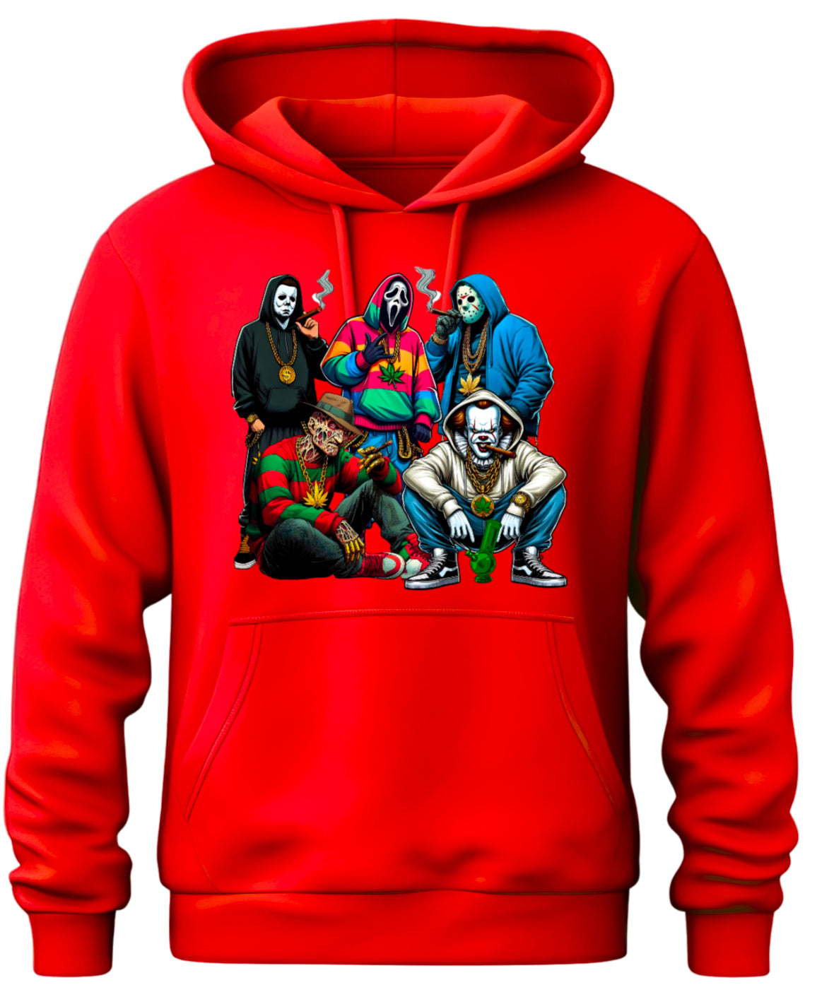 Halloween Theme Horror Movie Hoodie - Smokers