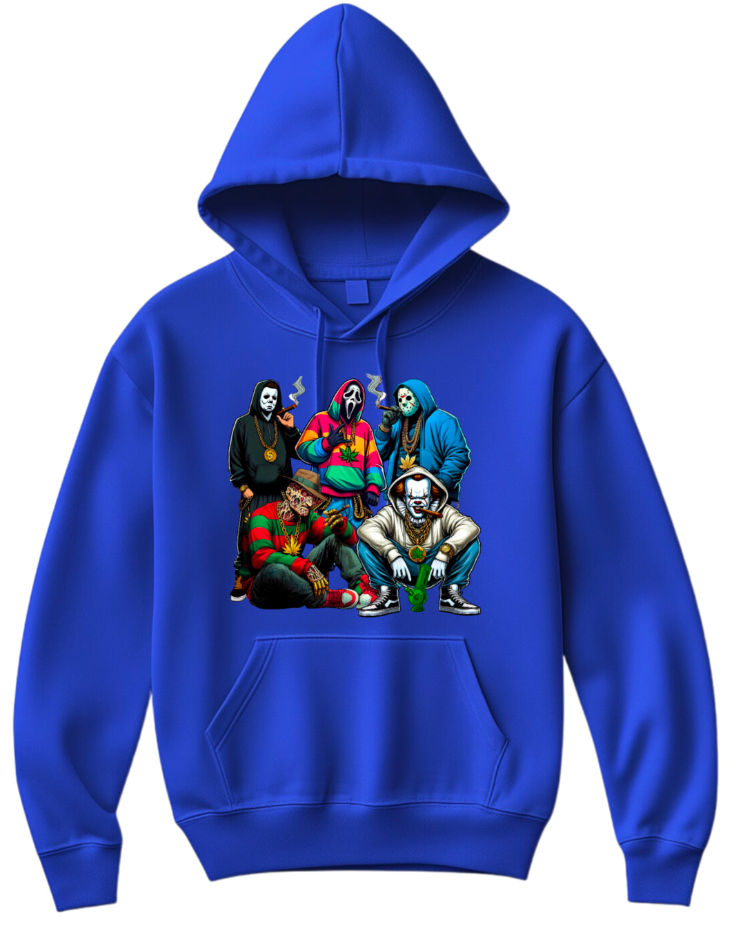 Halloween Theme Horror Movie Hoodie - Smokers