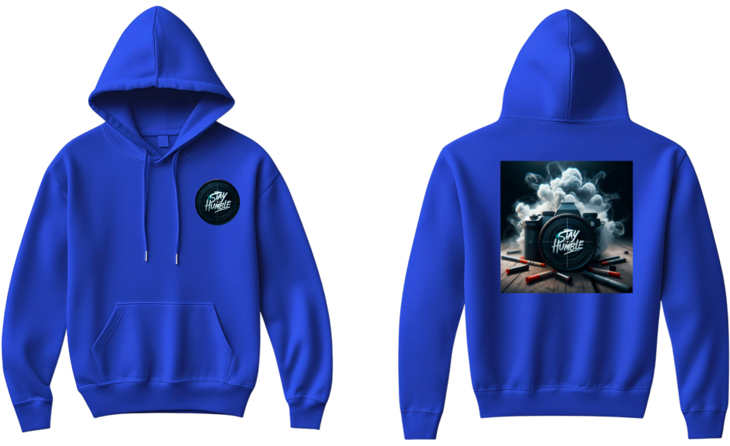 Stay Humble Hoodie - Blue